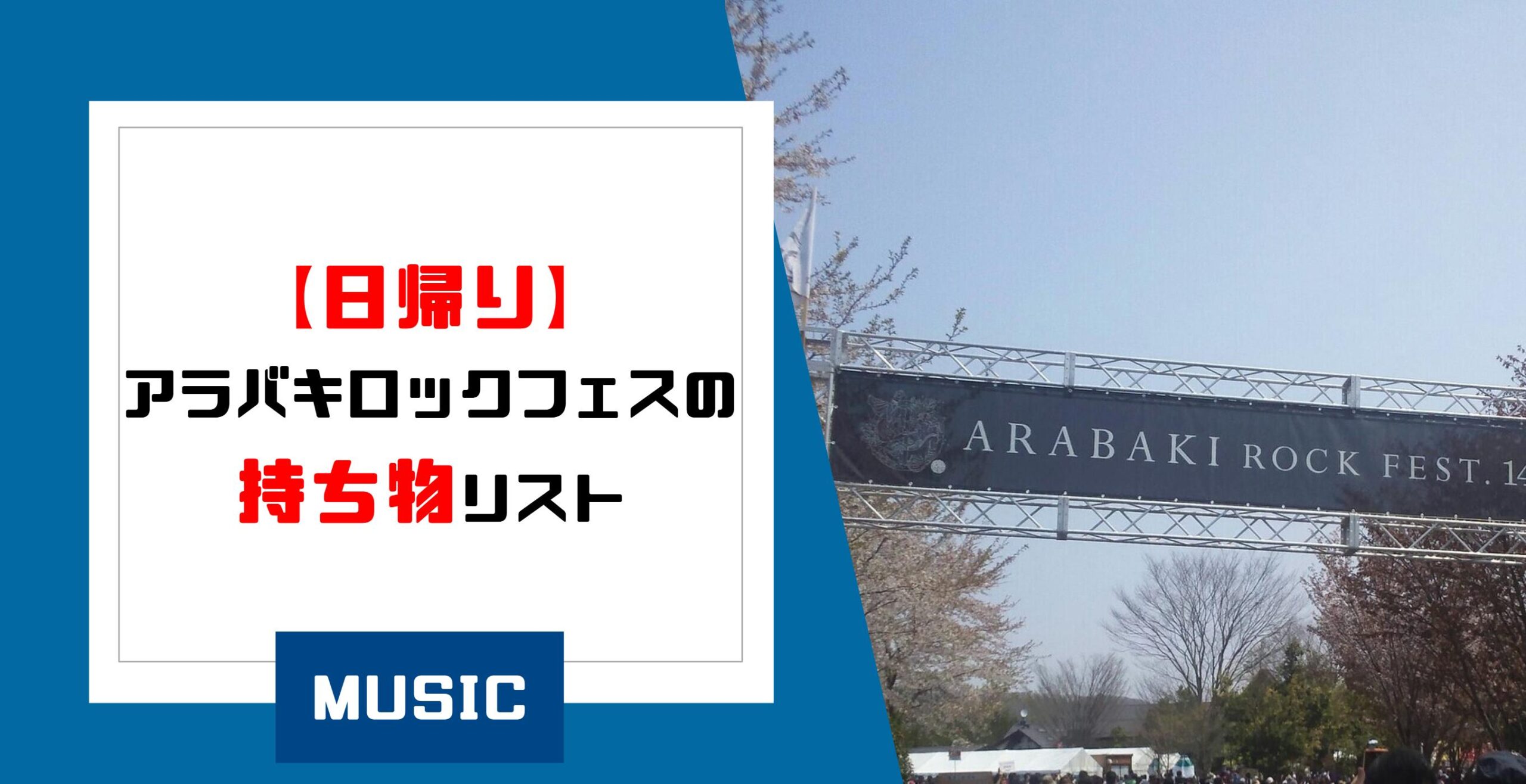アラバキ2026】日帰りアラバキの持ち物リストとボディバッグの中身を 